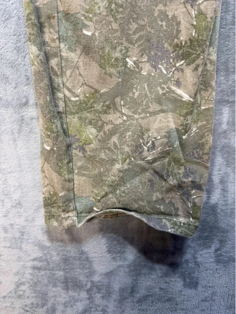 CALI 1850 Womens Camo Wide Leg Pants Camouflage Stretch Size 7
